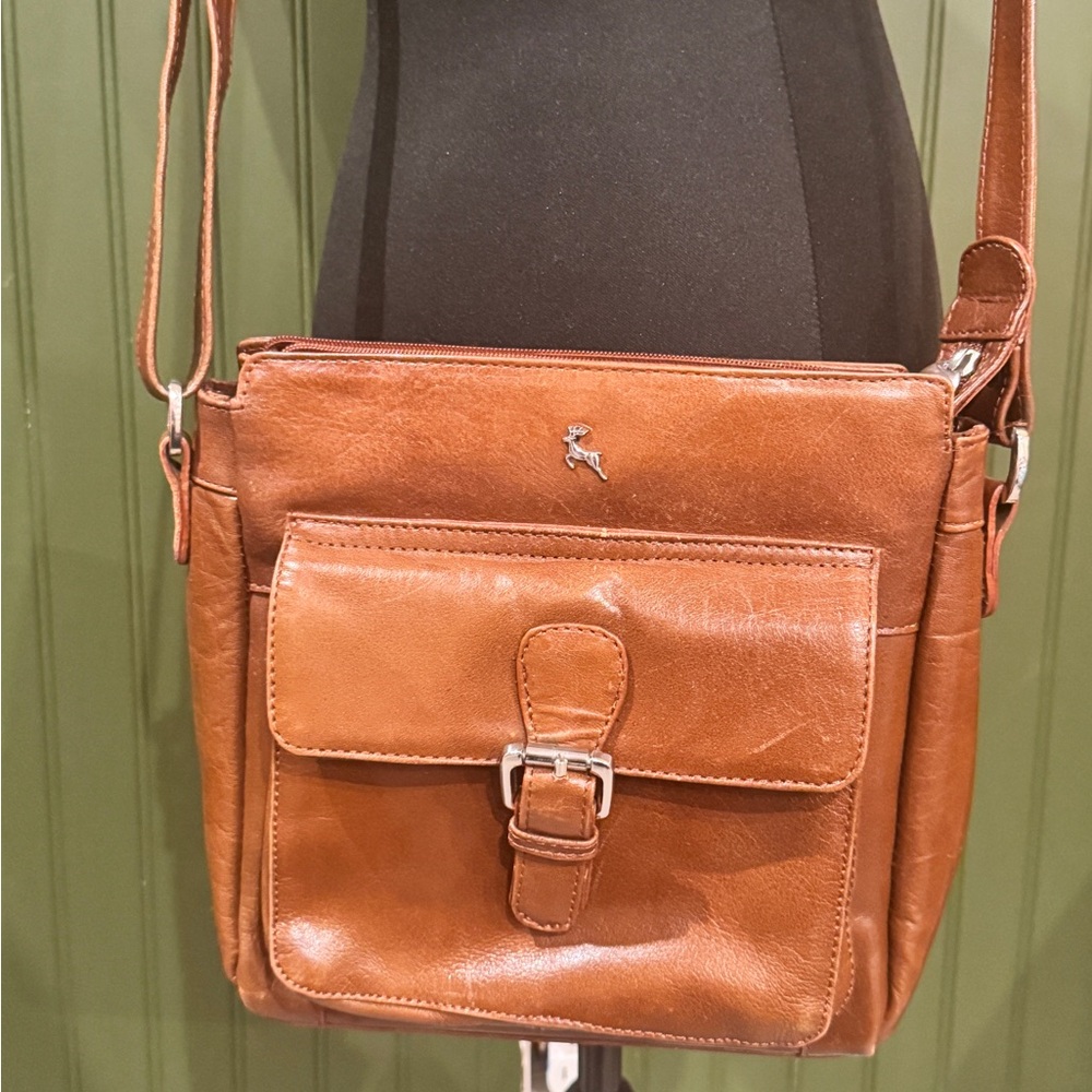 Ashwood Genuine Leather Crossbody Bag